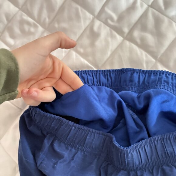 Nike Womens Dri-Fit Running Shorts Womens Size Small Blue Drawstring Liner - Picture 7 of 8